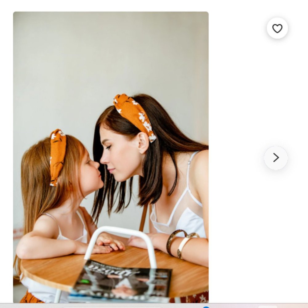 Scarf tie scrunchie and knotted headband (2pcs) - Picture 7 of 12